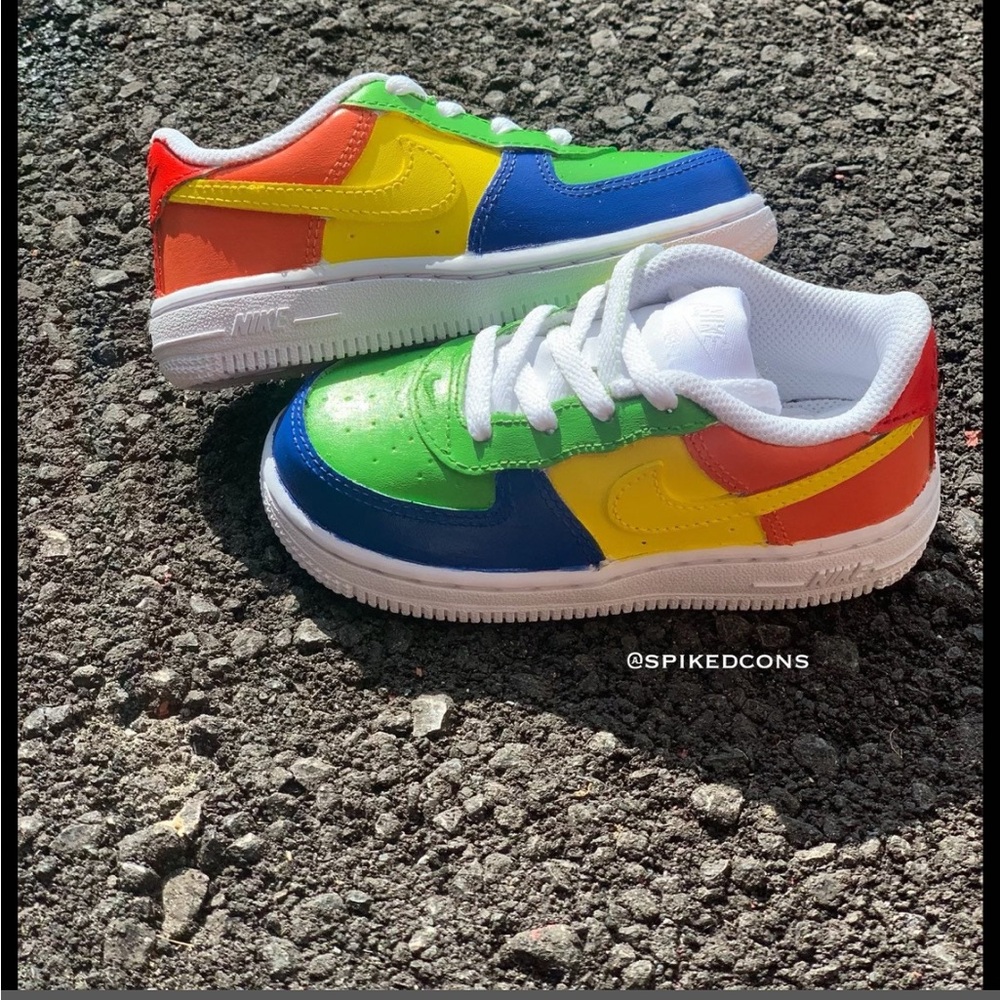 Nike Rainbow Sneakers Custom
